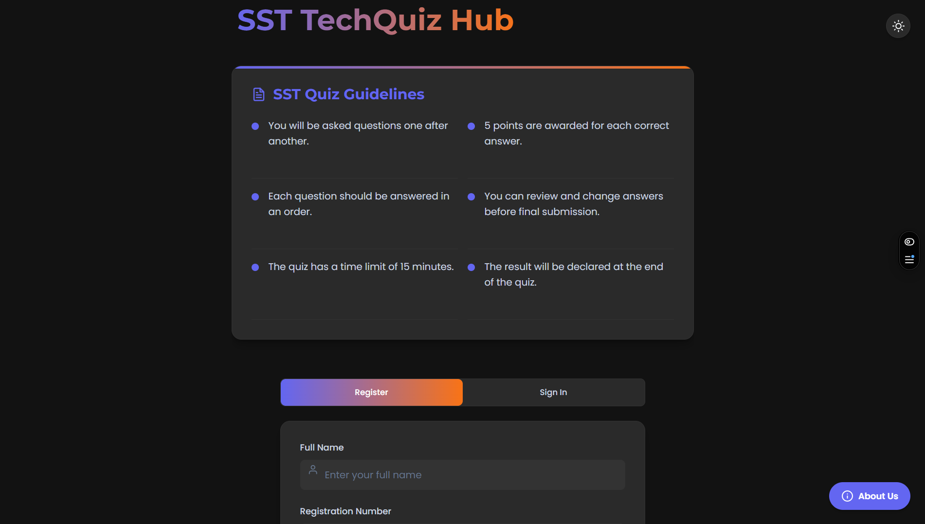 SST TechQuiz Hub